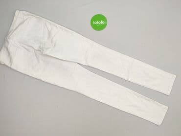 biale szerokie jeansy: Pieces, Jeansy damskie, rozmiar S — 3