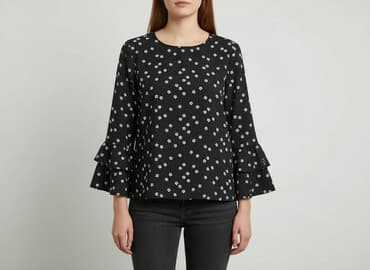 cropp koszula w koty: Gina Tricot, Bluzka damska, L — 7