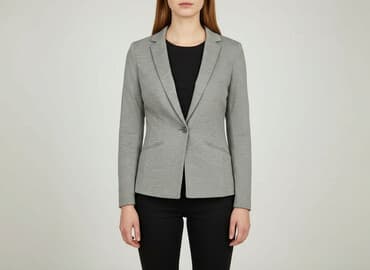 czerwona marynarka damska h m: H&M, Marynarka damska, rozmiar S — 7