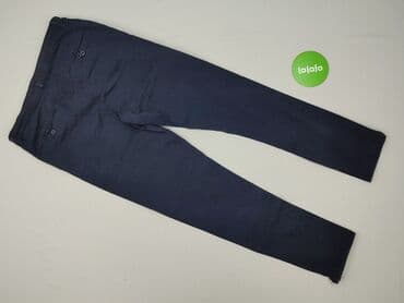 bordowe woskowane spodnie: Tom Rose, Spodnie materiałowe damskie, L — 3