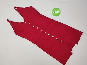 czerwone sukienki plus size: Sukienka damska, rozmiar M — 2