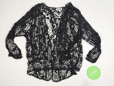 czarne botki: Kimono, Narzutka damska, rozmiar L — 2