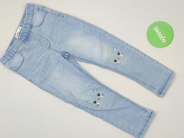 sukienka z dlugim rekawem sinsay: Spodnie jeansowe, Sinsay, 4-5 lat, 110, stan - Bardzo dobry — 2