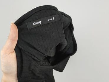 czarna sukienka z długim rękawem sinsay: Sinsay, Sukienka damska, rozmiar S — 4