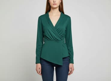 bluzki butelkowa zielen: Bluzka damska, rozmiar S — 6