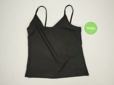 czarne t shirty damskie w serek: T-shirt damski, rozmiar S — 2