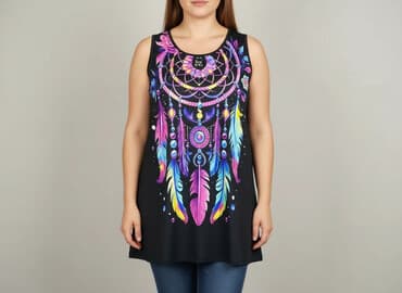 bluzki z jednorozcem: Tunika damska, rozmiar 2XL — 6