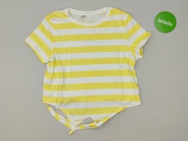 koszulka w żółto czarne paski: ONLY, T-shirt damski, rozmiar M — 2