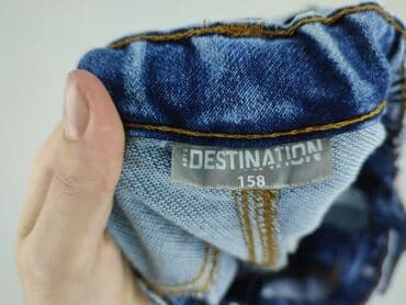 jeansy benetton: Spodnie jeansowe, Pepco, 13 lat, 158, stan - Idealny — 4