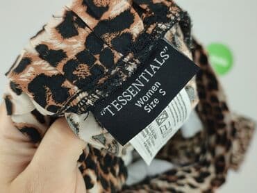 spodnie w panterkę stradivarius: Tessentials, Spodnie materiałowe damskie, rozmiar S — 4