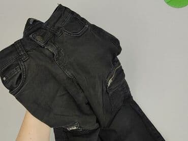 woskowane dżinsy: Bershka, Jeansy damskie, rozmiar 2XS — 5