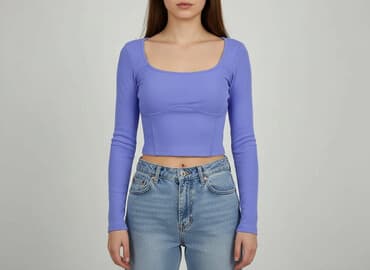 krótkie spodenki z lajkry: Sinsay, Top damski, rozmiar L — 7