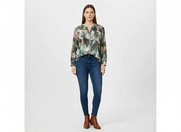 paski do sukienek ozdobne: Bonita, Bluzka damska, 2XL — 6