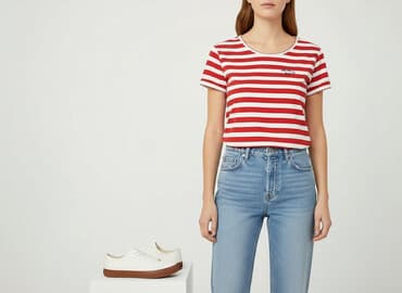 diverse sukienka w paski: Diverse, T-shirt damski, rozmiar XS — 7