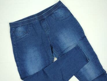 Women: Beloved, Material trousers for women, size 2XL (EU 44) — 1