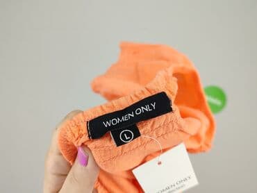 bluzki pomarańczowa damskie: ONLY, Bluzka damska, rozmiar L — 4