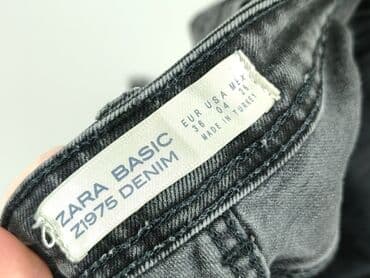 spodnie z poszarpanymi nogawkami zara: Zara, Jeansy damskie, rozmiar S — 4