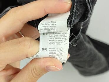 legginsy woskowane wysoki stan: House, Jeansy damskie, rozmiar M — 5