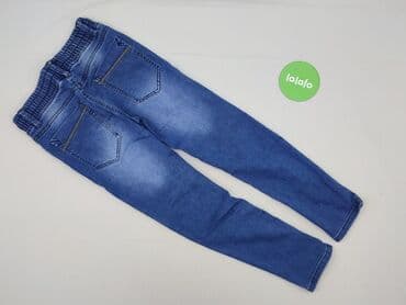 sukienka granatowa hm: Spodnie jeansowe, 10 lat, 140, stan - Idealny — 3