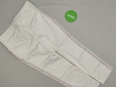 czarne spodnie z białą nitką: Spodnie materiałowe damskie, rozmiar M — 3