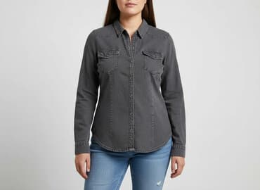 koszula niebieska hm: H&M Divided, Koszula damska, rozmiar XL — 6