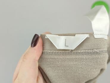 sukienki beżowe midi: Spódnica damska, rozmiar L — 4