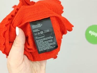 czerwona bluzki z dekoltem v: H&M, T-shirt damski, rozmiar S — 5