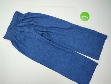 spodnie woskowane na gumce: Spodnie materiałowe damskie, M — 4