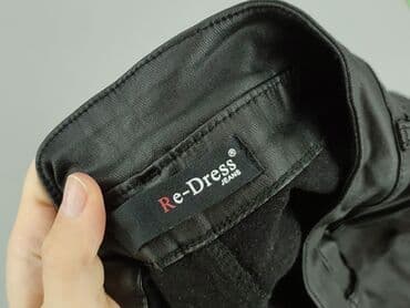 tanie jeansy rurki damskie: Re-Dress, Spodnie materiałowe damskie, rozmiar XL — 4