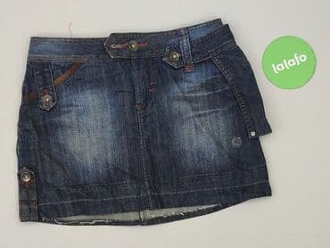 spodenko spódniczka jeans: Spódnica damska, rozmiar S — 2