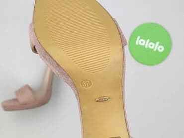 srebrne buty deichmann: Sandały damskie, 37 — 4