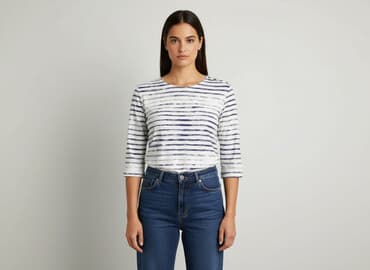 koszula wiya w paski: Cortefiel, Bluzka damska, rozmiar L — 6