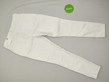 bialy sweterek hm: H&M, Jeansy damskie, rozmiar L — 3