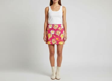 spódnice w kolorze fuksji: H&M, Spódnica damska, rozmiar M — 7