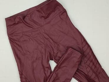 legginsy woskowane: Yu & Me, Legginsy Ze skóry ekologicznej damskie, rozmiar S — 1