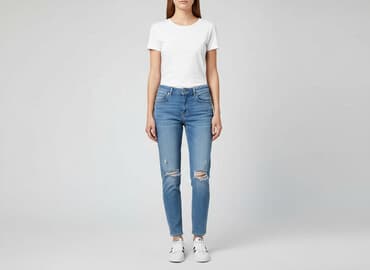 bershka dżinsy atomówki: Bershka, Jeansy damskie, rozmiar S — 6
