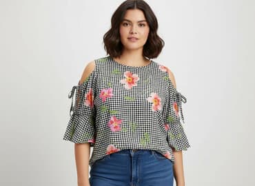 bluzki hiszpanki duze rozmiary: F&F, Bluzka damska, rozmiar 3XL — 7