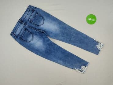 dżinsy z koronką: Miss RJ, Jeansy damskie, rozmiar L — 3