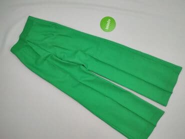 oversize spodnie: Spodnie materiałowe damskie, M — 3