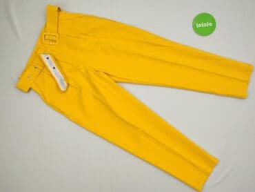 Women: Material trousers for women, size M (EU 38) — 2