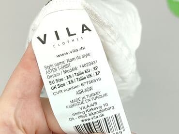 Kobiety: Vila, T-shirt damski, rozmiar XS — 4