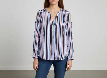 koszula wiya w paski: Street One, Bluzka damska, rozmiar XS — 8