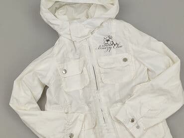 pluszowa kurtka z kapturem: Transitional jacket, 10 years, 134-140 cm, condition - Perfect — 1