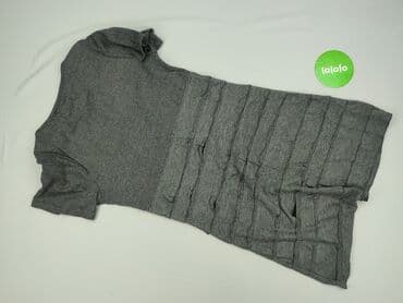 czarna sukienka ze srebrnymi wstawkami: Sukienka damska, S — 3