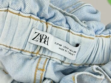 zara lniane szorty: Zara, Szorty damskie, rozmiar M — 4