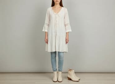 bluzka damska ze ściągaczem na dole: Сукня жіноча, розмір S — 1