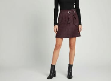 czerwone spódnice w kratkę: Spódnica damska, rozmiar S — 1