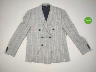 marynarka męska l: Męska marynarka dwurzędowa STRÖMBERG, rozmiar 56 - Wzór: klasyczna — 2