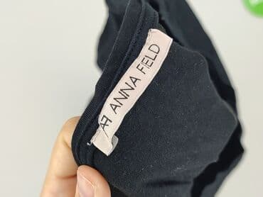 czarne bluzki dekolt v: Anna Field, T-shirt damski, rozmiar S — 4