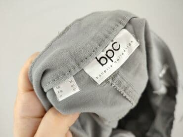 szare szerokie jeansy: Bpc bonprix collection, Spodnie materiałowe damskie, rozmiar 3XL — 4